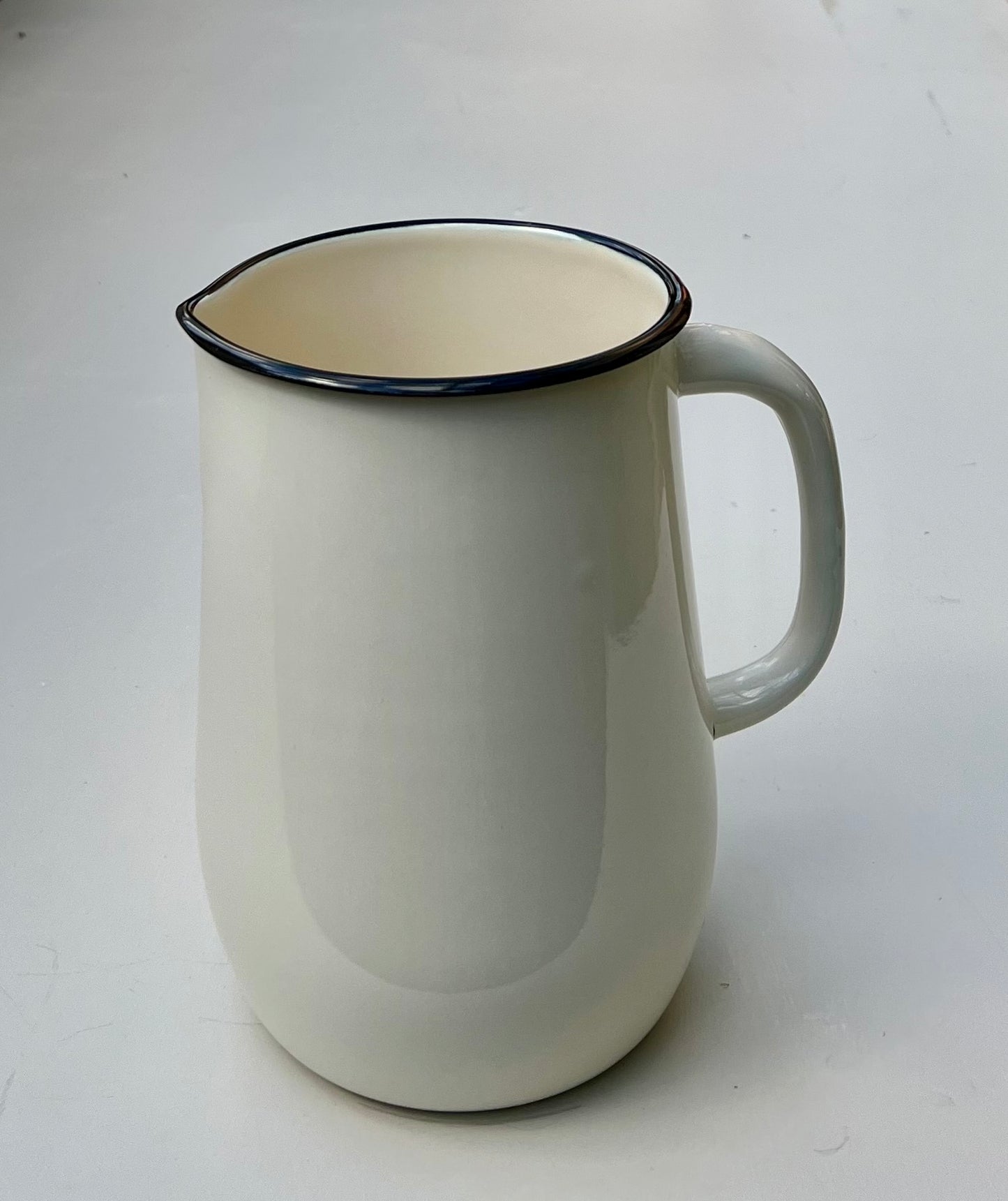 Enamel Jug - cream