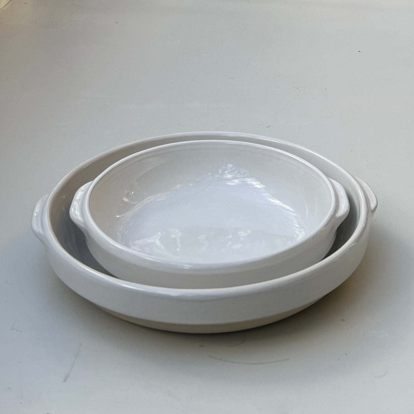 Digoin Plat Rond - N.8 White