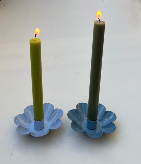 Metal Flower Candle Holder