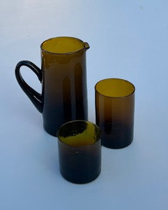TALL RECYCLED GLASS JUG