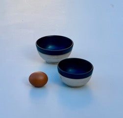 Natural / black bowl