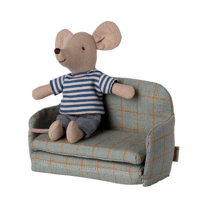 Sofa Bed for Mouse House - Checker