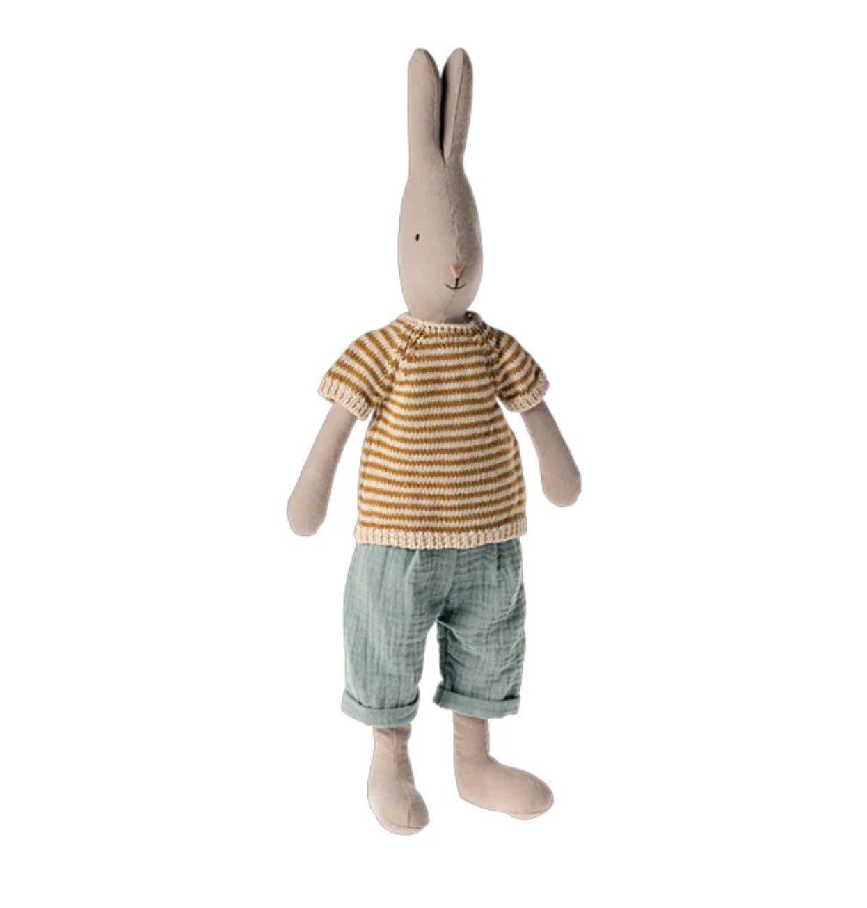 Rabbit Size 3 - Classic in Knitted Shirt and Shorts