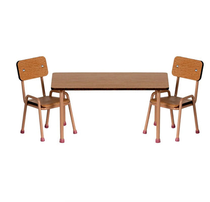 Table and Chair Set - Dark Powder