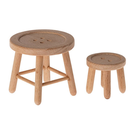 Table and Stool Set