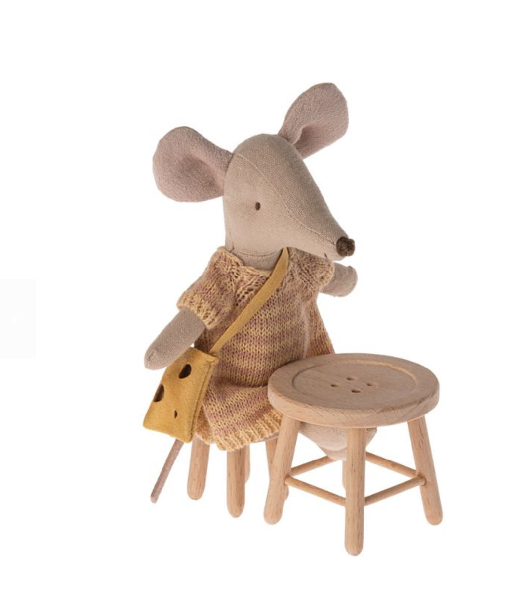 Table and Stool Set