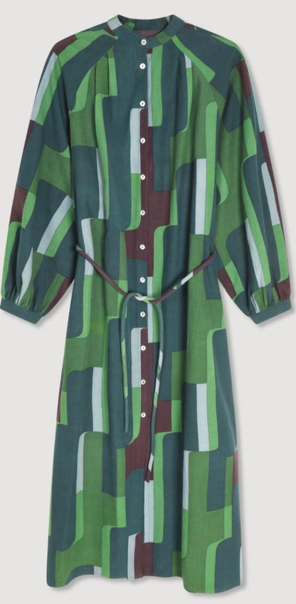 Eulalie Petra Dress - Green