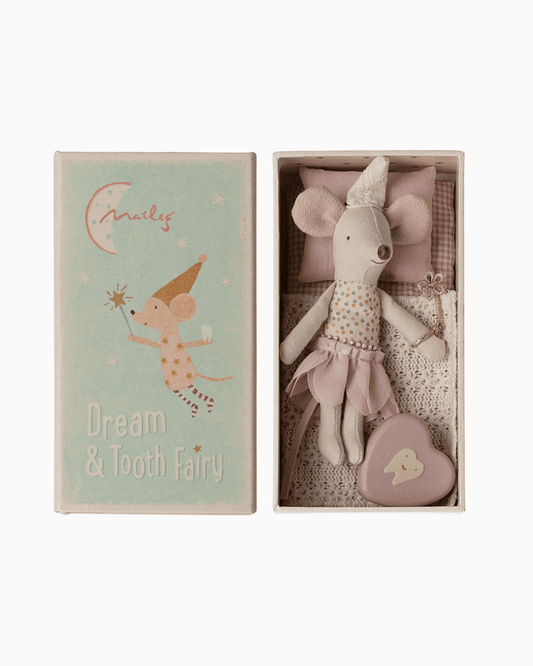 Tooth Fairy Mouse, Little Sister in Matchbox