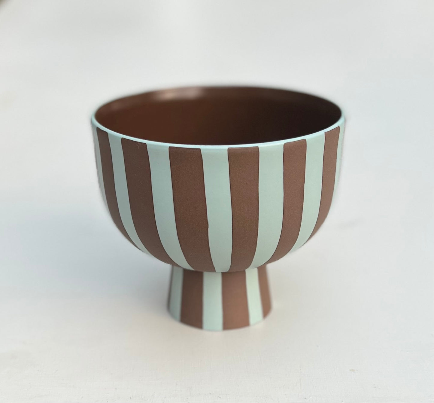 Toppu Bowl Dusky Blue / Cocoa