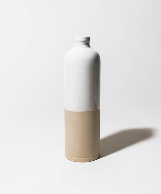 Digoin Ceramic Bottle - White