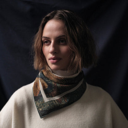 Lemon Tapestry Scarf - Light Small