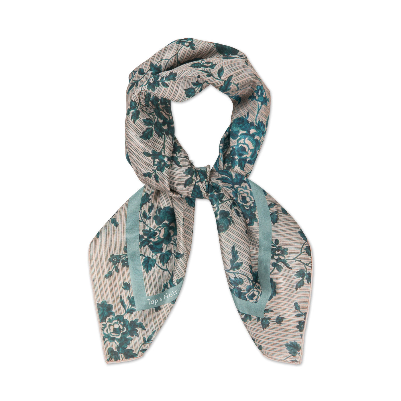 Blue Stripe Scarf - Light Small