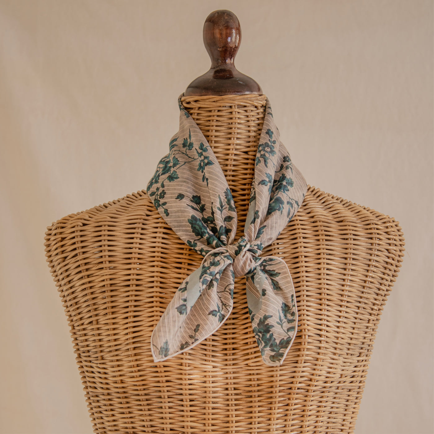 Blue Stripe Scarf - Light Small