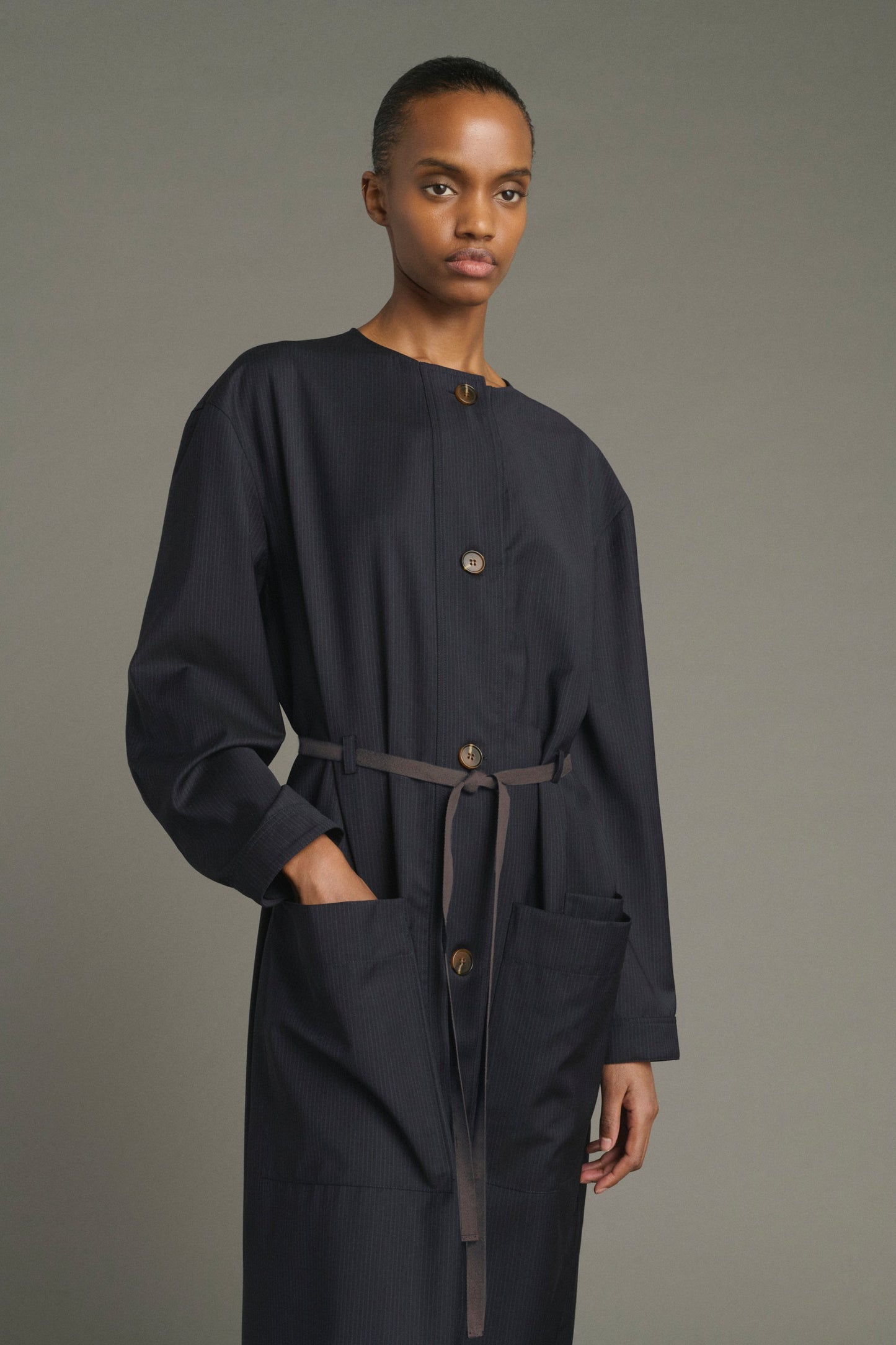 Helie Dress - Blue / Navy