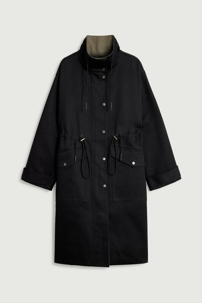 NEW / Luce Coat - Black/Beige