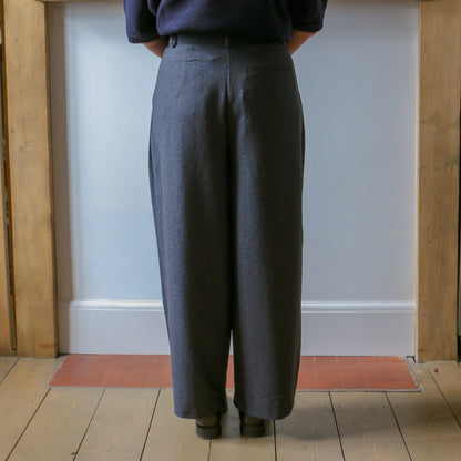 Paula Trousers - Antracite Flannel
