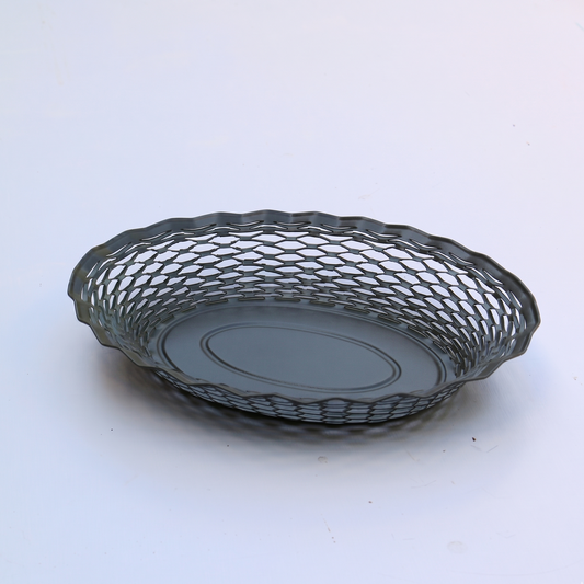 Oval Bread Basket / Large - Grey