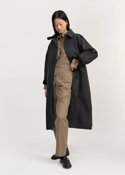 Jay Coat / Ripstop Oilskin - Antracite