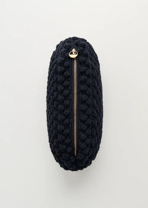 Linn Clutch Bag - Black Navy