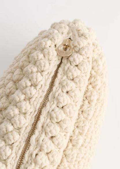 Linn Clutch Bag - Pure Ecru