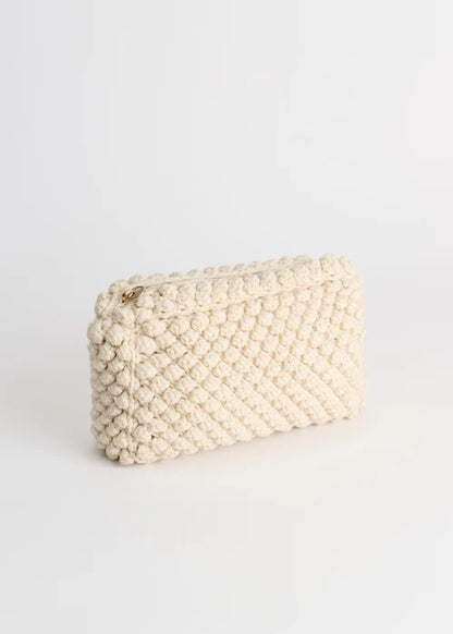 Linn Clutch Bag - Pure Ecru