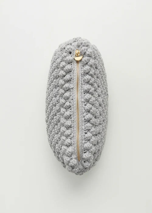 Linn Clutch Bag - Warm Grey