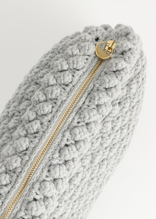 Linn Clutch Bag - Warm Grey