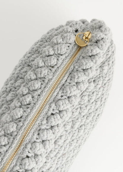 Linn Clutch Bag - Warm Grey