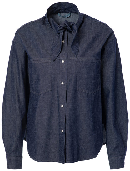 Plum Blouse - Denim
