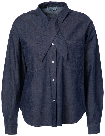 Plum Blouse - Denim