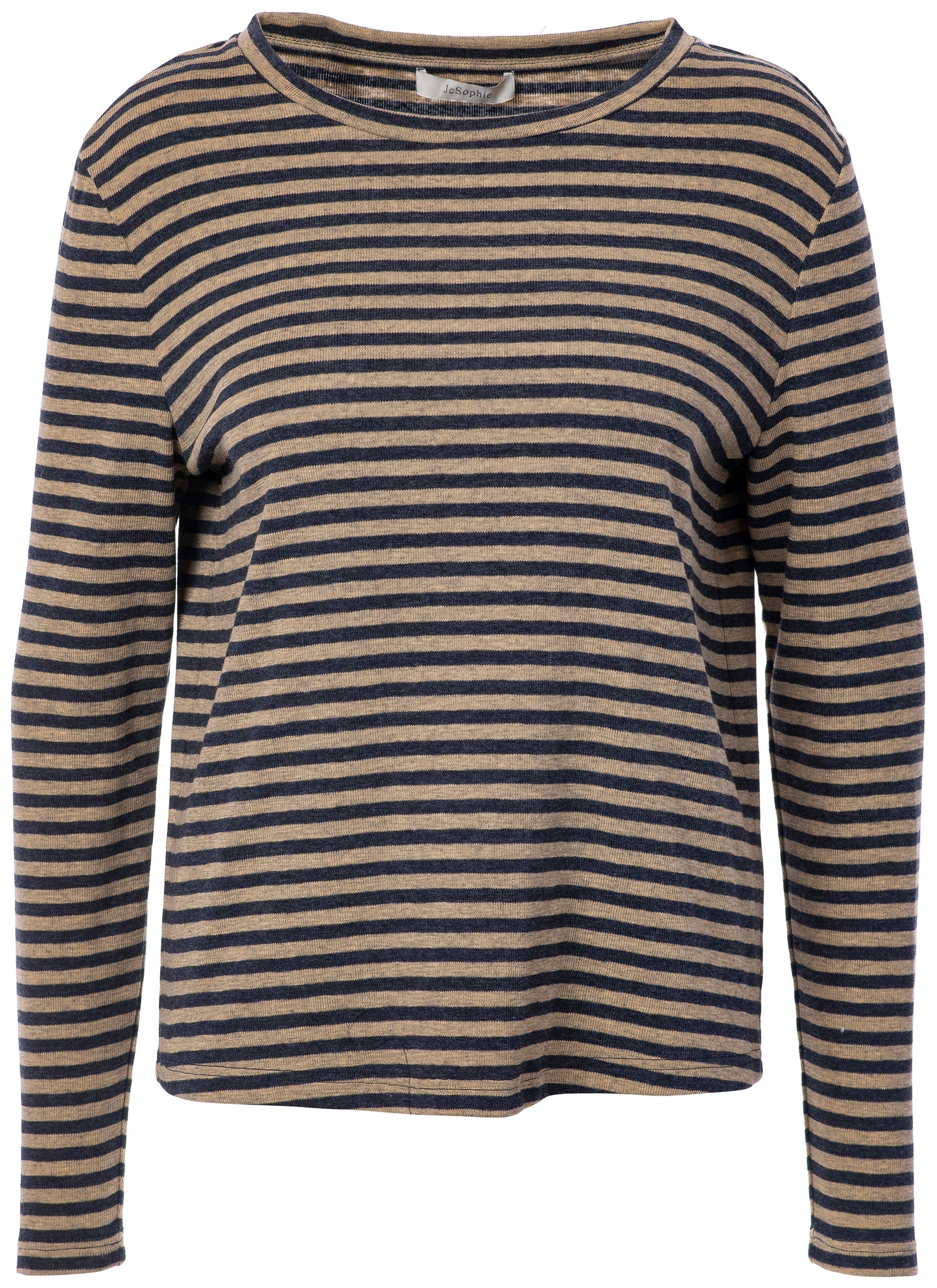 Prisca Long Sleeve - Blue/Sand Stripe