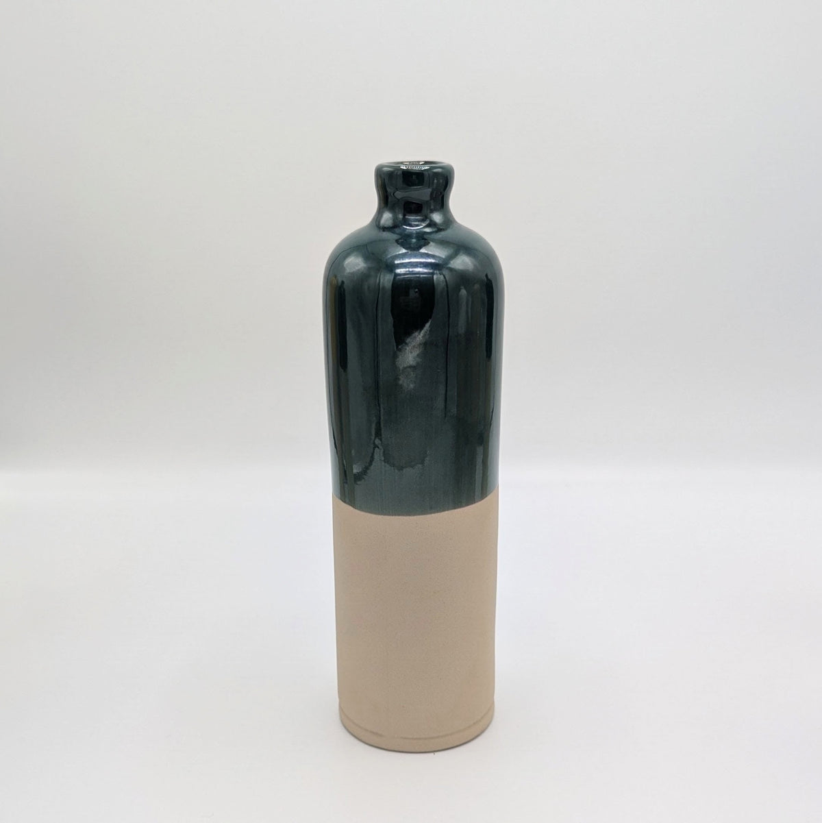 Digoin Ceramic Bottle - Green