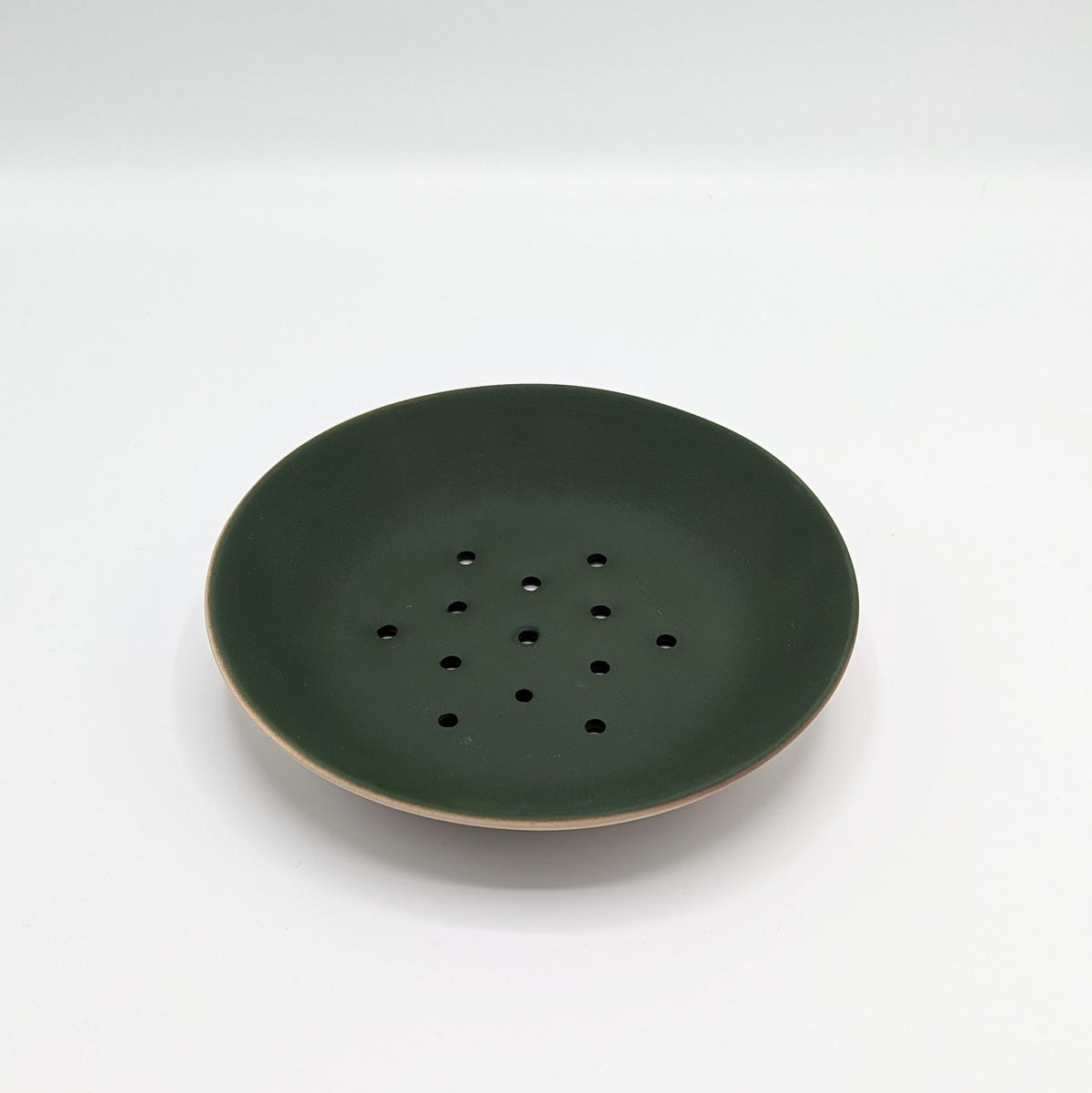 Digoin Berry Dish - Matte Green
