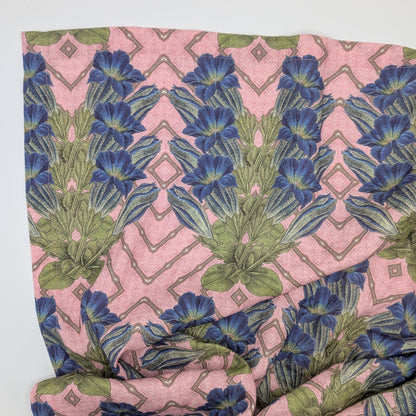 Avenida Tablecloth - Blue Flower 1.5 x 2m