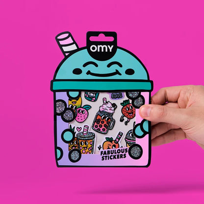 Big Sticker Sheet -  Bubble Tea