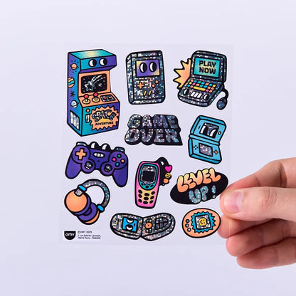 Big Sticker Sheet -  Video Game