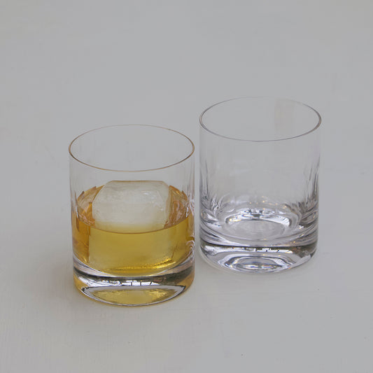 Crystal Whisky glasses - boxed set of 2