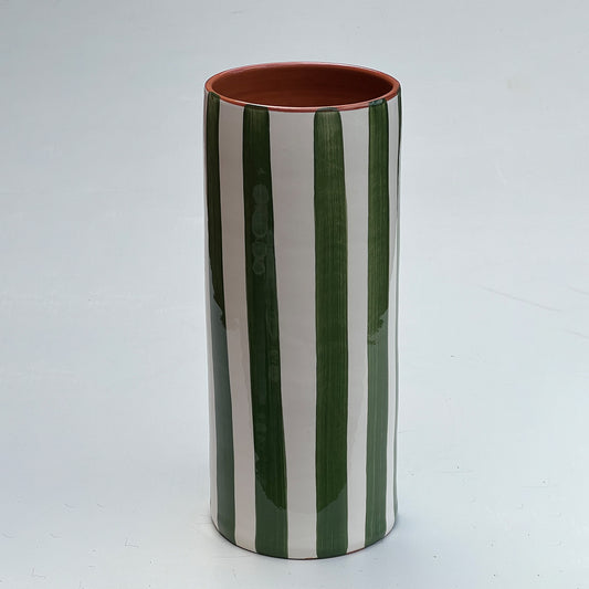 CASA CUBISTA Vase Stripe XL Green