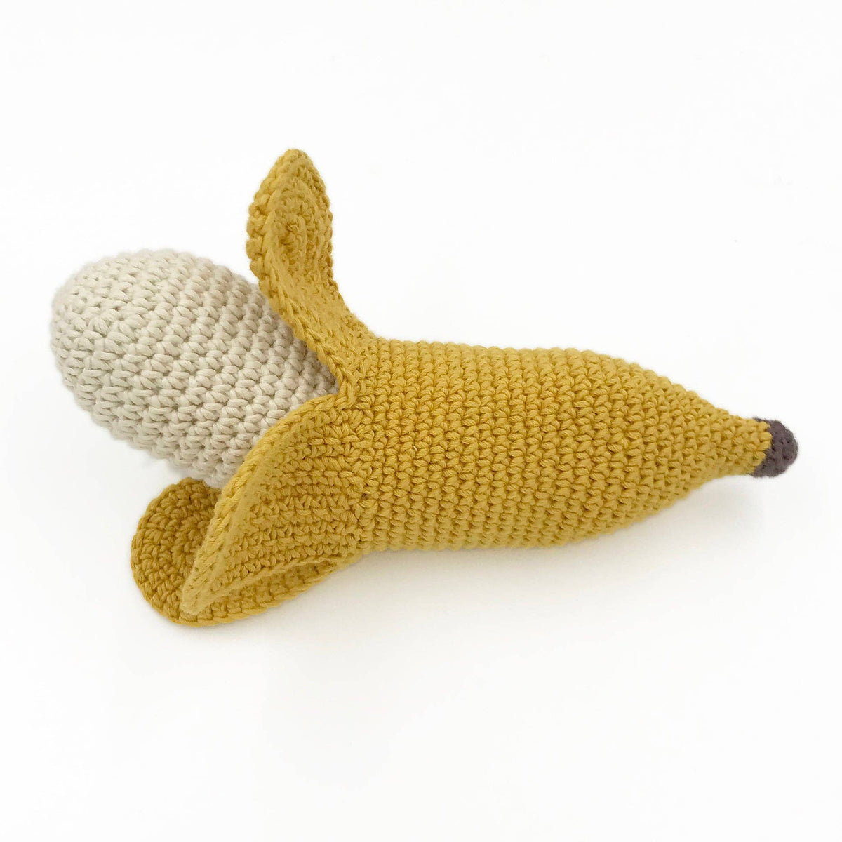 Crochet Rattle - Banana