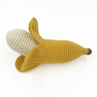 Crochet Rattle - Banana