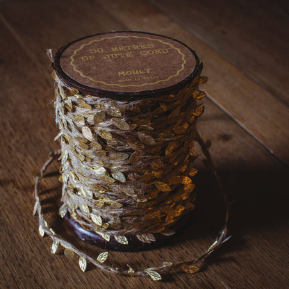 Leaf Jute Cord - Gold
