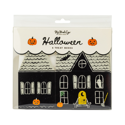 Halloween House Treat Boxes - Set of 6