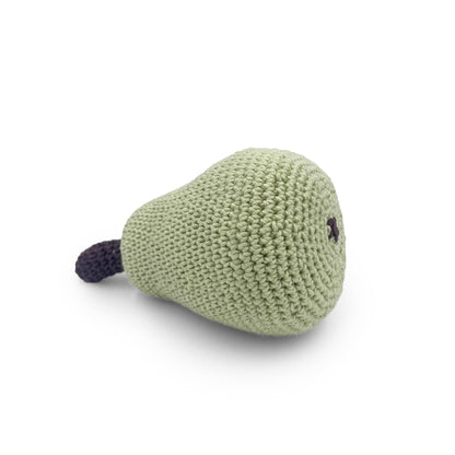 Crochet Rattle - Pear