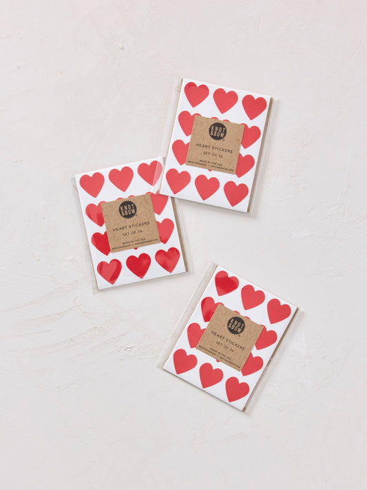 Red Heart Stickers