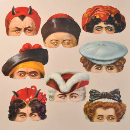 Party Mask Set - Madame Tussauds