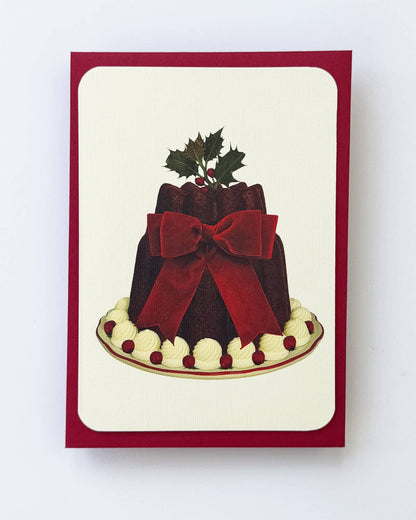 Christmas Plum Puddings Mixed Set of 6 - Greeting Cards