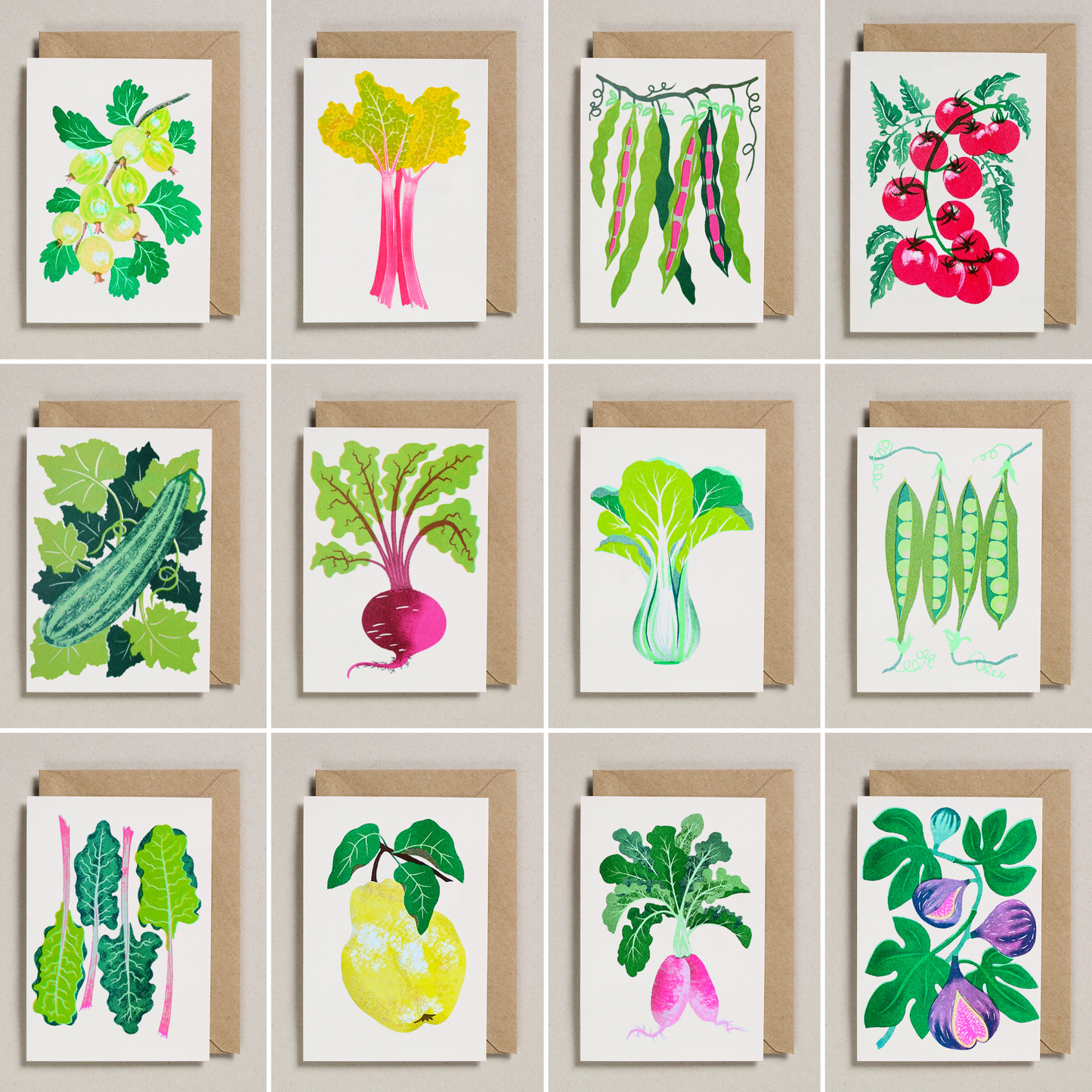 Grow Courgette - Greeting Card