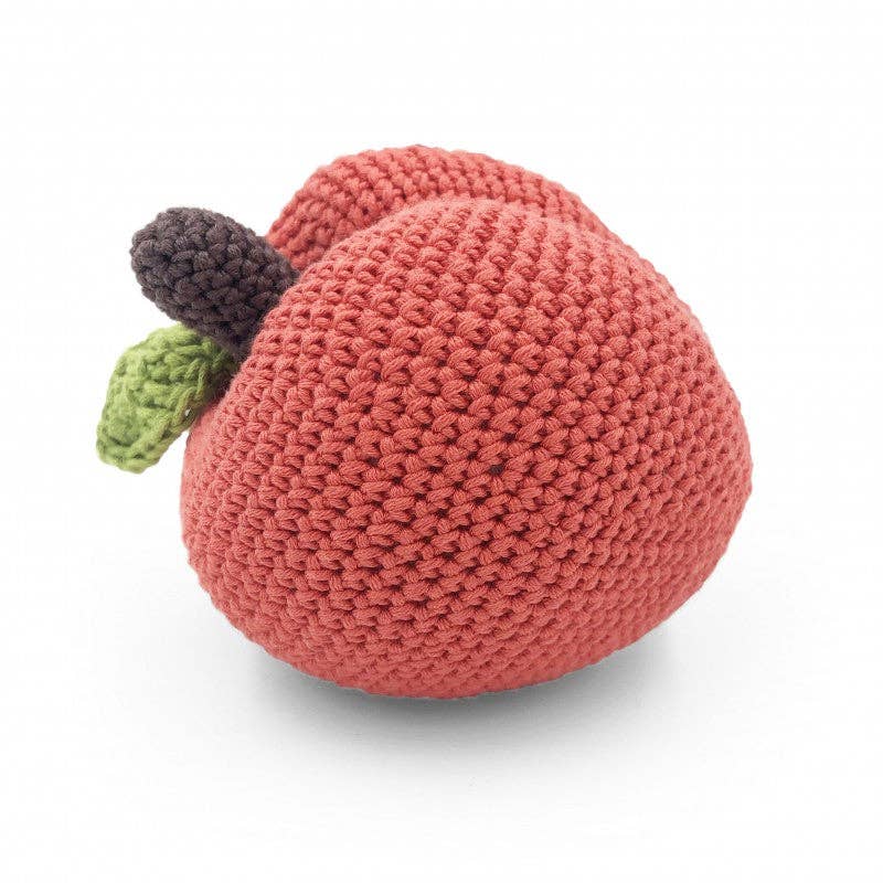Crochet Rattle - Peach