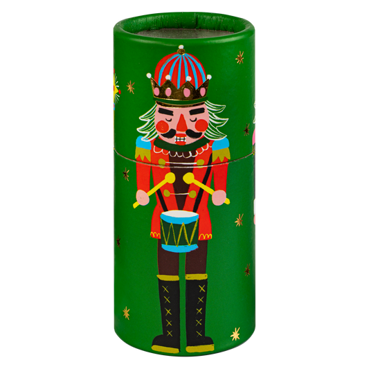 Large Cylinder Matchbox - Nutcracker