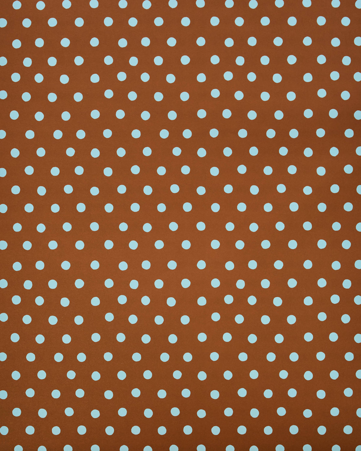 Polka Dot Brown & Blue - Wrapping Paper
